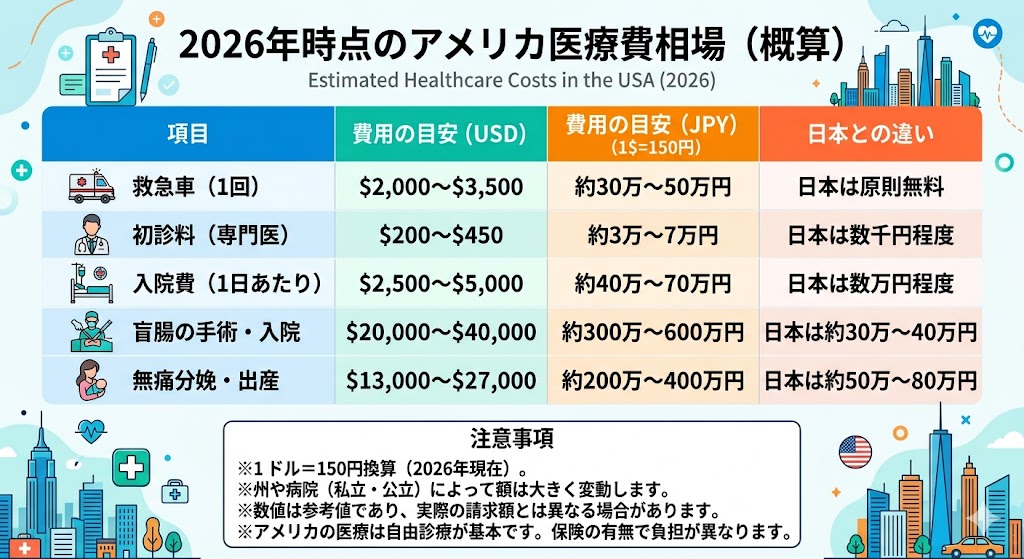 国民健康保険と社会保険（健康保険）の違いを比較した表。国民健康保険は市区町村が管轄で自営業者などが対象、保険料は全額自己負担で扶養制度なし。一方、社会保険は会社員・公務員が対象で会社と折半負担、扶養制度や出産・傷病手当金ありなどの違いが示されている。